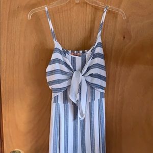 Striped jumpsuit